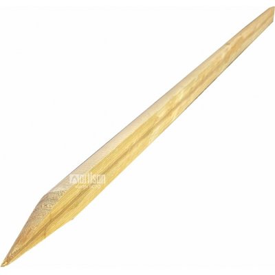 Dřevěné kůly borovice se špicí půlený, průměr 50mm, délka 1200mm, tlakově impregnované zeleně – Zbozi.Blesk.cz