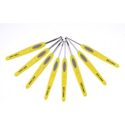 Háček kovový s plastovým držadlem žlutý MORA Varianta: 3,5 – Zboží Mobilmania