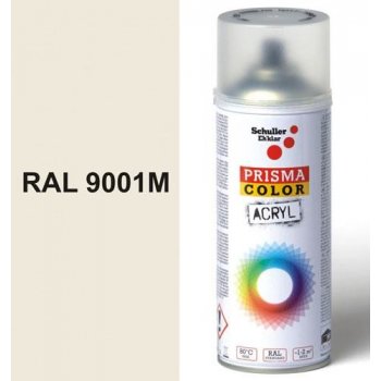 Schuller Eh'klar Prisma Color 91013 RAL 9001M Sprej krémový matný 400 ml, odstín barva krémově matná