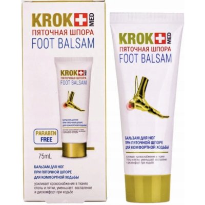 KROK MED Balzám na nohy "Patní ostruha" pro pohodlnou chůzi 75 ml – Sleviste.cz