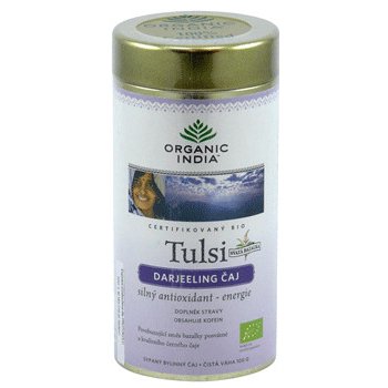 Organic India Tulsi Darjeeling BIO plech 100 g