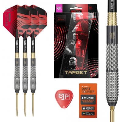 Sada steel šipek Target Stephen Bunting G5 25g SP, 95% wolfram – Hledejceny.cz