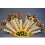 Záložka do knihy "FLOWERS"+stoj.15cm/12d – Hledejceny.cz