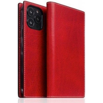 Pouzdro SLG Design D7 Italian Wax Leather iPhone 14 Pro Max - Red