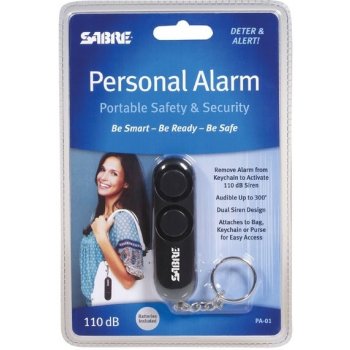 SABRE RED Personal Alarm - černý