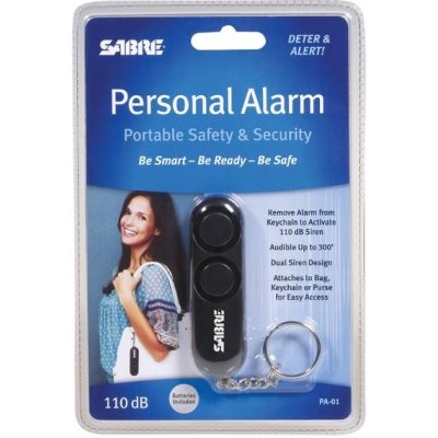 SABRE RED Personal Alarm - černý – Zboží Mobilmania