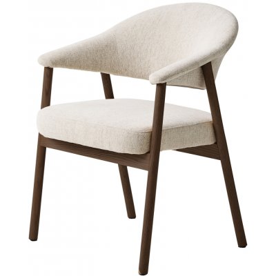 Unique Furniture Elk Krémově bílá s tmavou dubovou podnoží – Zboží Dáma