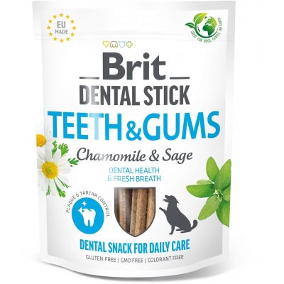 Brit Dog Dental Stick Teeth & Gums with Chamomile & Sage 251 g – Zboží Mobilmania
