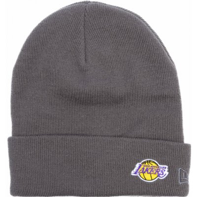 New Era NBA Mini Logo Cuff Beanie LA LAkers Graphite – Hledejceny.cz