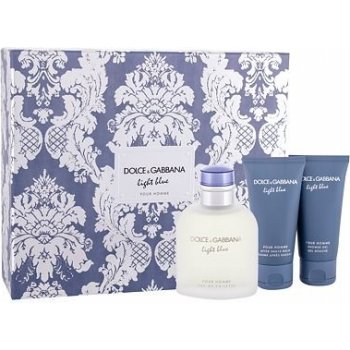 Dolce & Gabbana Light Blue Pour Homme EDT 125 ml + balzám po holení 50 ml +  sprchový gel 50 ml dárková sada od 1 497 Kč - Heureka.cz