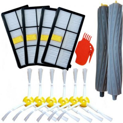 NipponCEC iRobot Roomba 866 sada kartáčů, bočních kartáčů a HEPA filtrů 13 ks