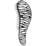 Detangler Professional kartáč na vlasy s rukojetí bílá zebra – Zboží Mobilmania