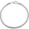 Náramek Šperky4U stříbrný náramek na navlékání korálků LV951-20