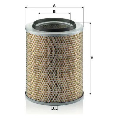 MANN FILTER Vzduchový filtr C 24 393 – Hledejceny.cz