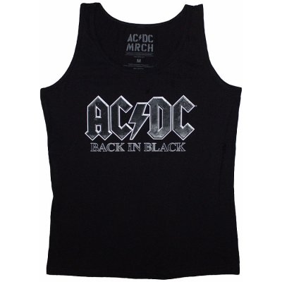 AC/DC tílko Back In Black Black – Zboží Dáma