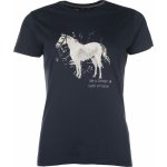 HKM Tričko Sparkle dětské deep blue – Zboží Dáma