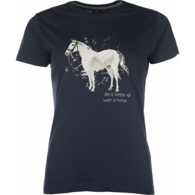 HKM Tričko Sparkle dětské deep blue – Zboží Dáma