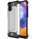 Pouzdro Armor odolné hybridní Samsung Galaxy A31 stříbrné – Hledejceny.cz