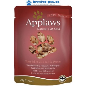 Applaws cat Tuna & Pacific Prawn tuňák & obří krevety 70 g