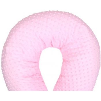 WOMAR Univerzální kojící polštář z Minky růžový
