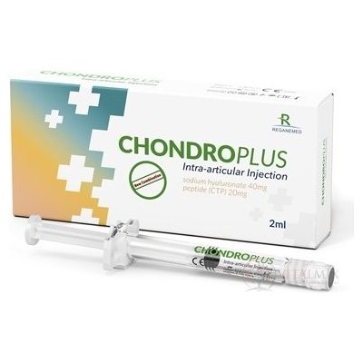 CHONDROPLUS intraartikulární injekce, se 2% HA a 1% syntetického peptidu 2 ml – Hledejceny.cz