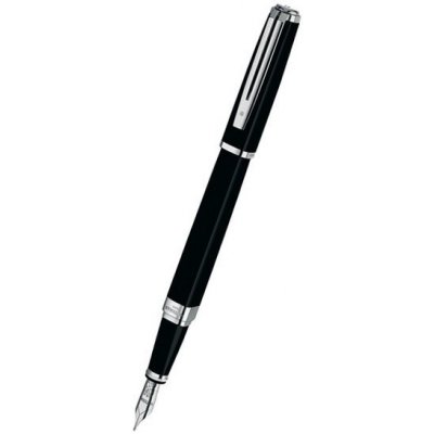 Waterman 1507/1637005 Exception Slim Black Lacquer ST plnicí pero – Zboží Dáma