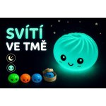 Svítící antistresový knedlíček Squishy Bun Glow in the Dark Edition – Zboží Dáma