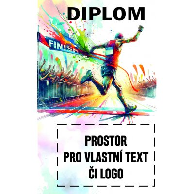 Diplom BĚH MARATON – Zboží Dáma