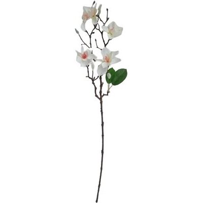 Umělá větvička Magnolie bílá, 64 cm