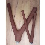 M bird rozvětvené brusné bidlo velikost S/M hnědé cca 3,5 cm – Zboží Dáma