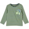 Dětské tričko s.Oliver košile s dlouhými rukávy a nápisem print zelená