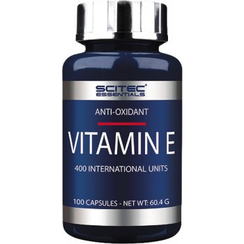 SciTec Vitamín E 400 IU 100 kapslí