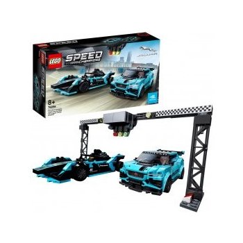 LEGO® Speed Champions 76898 Formula E Panasonic Jaguar Racing GEN2 car & Jaguar I-PACE eTROPHY