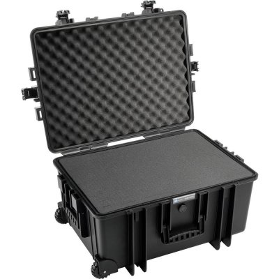 B&W Outdoor Case Type 6800 black, foam 6800/B/SI – Zboží Mobilmania
