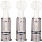 EasyToys Fetish Nipple & Clit Suckers 3 pcs, sada 3 ks přísavek – Zboží Dáma