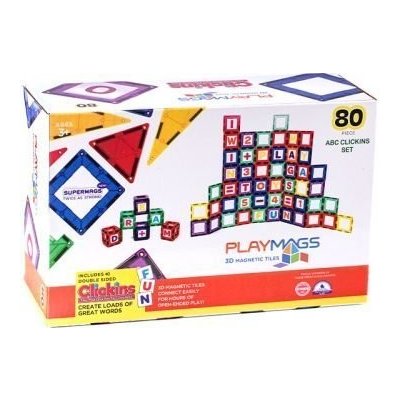 PLAYMAGS PML170 Magnetická stavebnice sada 80 KS – Zbozi.Blesk.cz