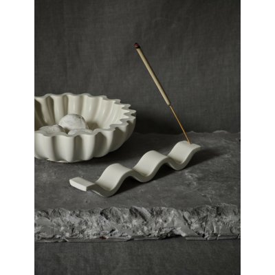 Dess Craft Studio Pulse Vlnový držák vonných tyčinek Brick Set: Tác + 2 stojánky – Hledejceny.cz