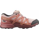 Salomon Speedcross Cswp J L47278800 english rose/cow hide/cantaloupe – Zboží Mobilmania