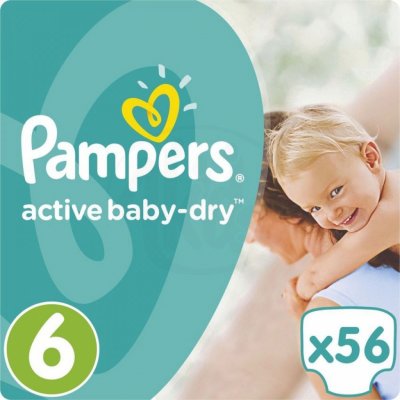 Pampers Active Baby 6 56 ks – Hledejceny.cz