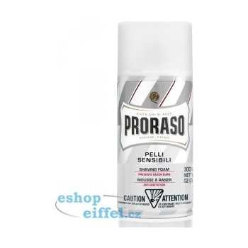 Proraso White pěna na holení pro citlivou pokožku 300 ml