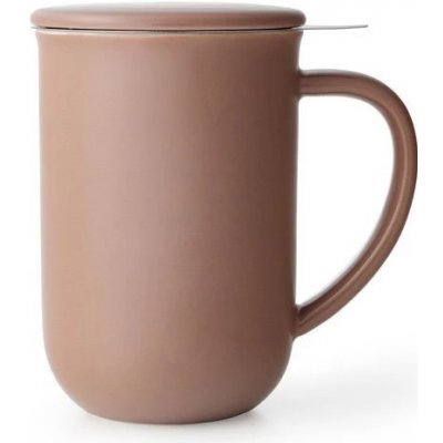 Kusmi Tea Porcelánový hrnek na čaj Minima Balance s nerezovým filtrem růžový 550 ml – Sleviste.cz