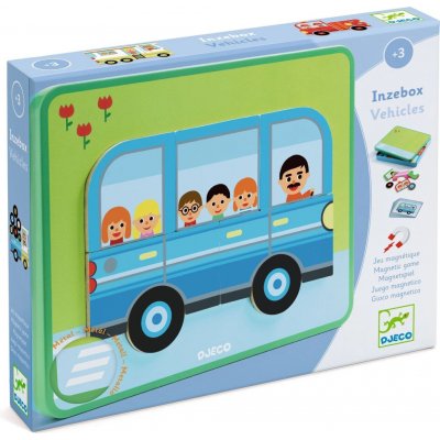 DJECO Inzebox Vehicles Magnetická Auta DJ03074 – Sleviste.cz
