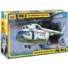 Sběratelský model Zvezda MIL Mi-8 Rescue HelicopterModel Kit 7254 1:72