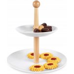 Etažér na cukroví porcelánový 2 patra – Zboží Mobilmania
