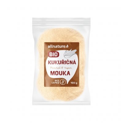 Allnature Kukuřičná mouka bio 400 g – Zboží Mobilmania