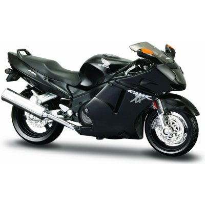 Miasto motorka na stojánku Honda CBR1100XX černá 1:18 – Zboží Mobilmania