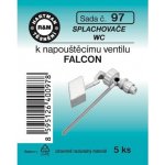 HARTMAN těsnění splachovače WC k napouštěcímu ventilu, FALCON, sada č. 97 – Zboží Dáma