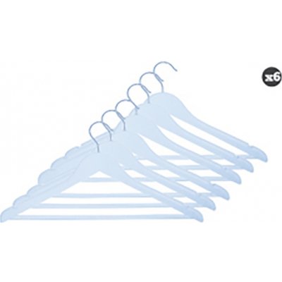 MSV ramínek HANK bílá dřevo 6 ks – Zboží Mobilmania