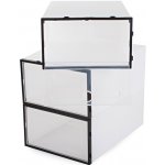 Verk 01693 Krabice na boty 3 ks černé – Zboží Dáma