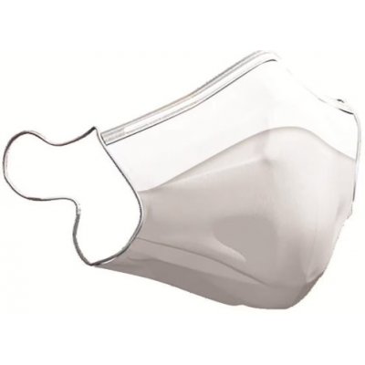 SafeMask Sofskin Ústenky operační , fog-free 4 vrstvé s gumičkou, bílé, 50 ks